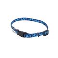 Animal Supply Company CO06623 Lilpals Printed Pattern Adjustable Nylon Collar, Blue Leopard - 12 in. Animal Supply Company CO06623 Lilpals Printed Pattern Adjustable Nylon Collar, Blue Leopard - 12 in.