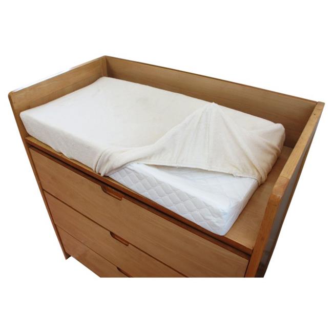 L A Baby P-5488-30QP Combo Pack with 30 in. Contour Changing Pad and White Te...