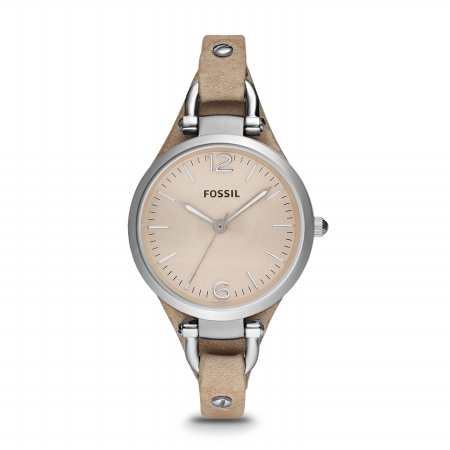 Picture of Fossil ES2830 Three Hand Leather Watch Sand Womens Watch