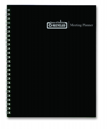 Picture of House of Doolittle HOD5839-92 Meeting Notes Planner- Black Hard Cover