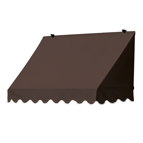 IDM Worldwide 3020712 Sunsational Traditional Awning Cocoa 4ft.