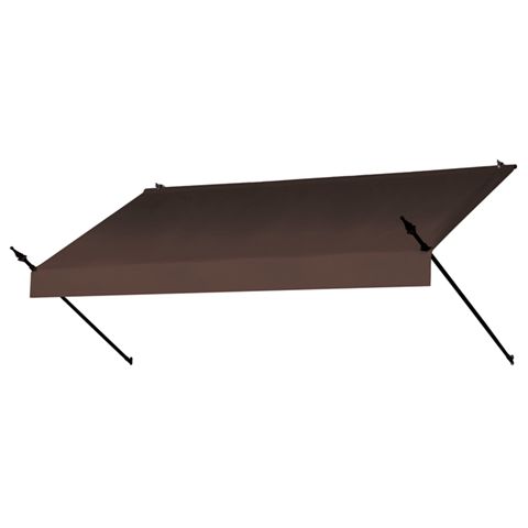 IDM Worldwide  Modern Designer Awning Forest Green 8 ft.