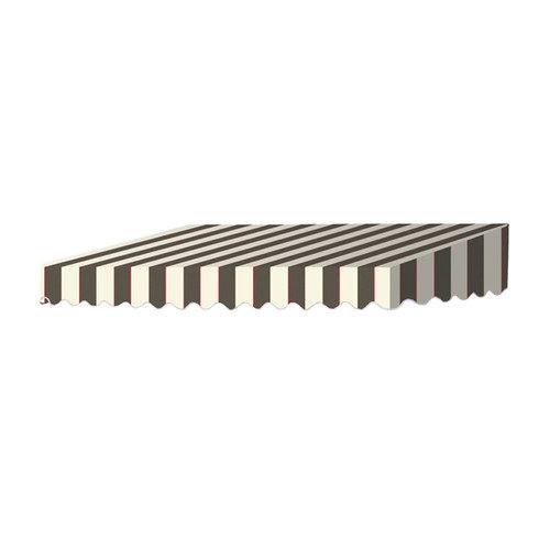 IDM Worldwide  Traditional Door Canopy Cocoa 8 ft.