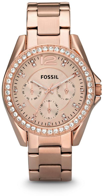 Picture of ES2811 Fossil Riley Multifunction Rose Gold Ladies Watch
