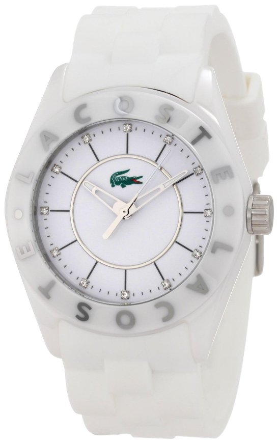 Lacoste White Silicone Ladies Watch 2000672