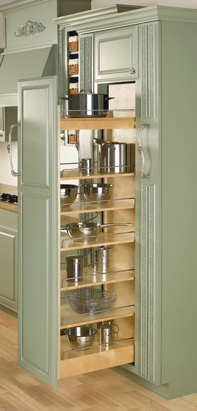 Picture of HD RS448.TP58.8.1 Rev-A-Shelf Pullout Pantry Organizers with Shelves - 8 x 22&#44; 6 Shelves