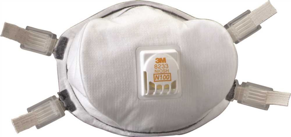 3M 8233 Particulate Respirator With Exhalation Valve N100