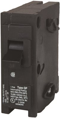 Picture of Siemens Q150 Circuit Breaker  50 Amp  1 Pole  120 Volt