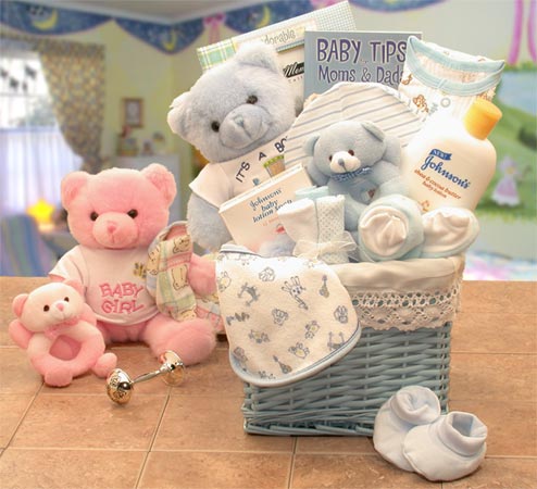 Picture of Gift Basket Drop Shipping 890172-P Sweet Baby of Mine New Baby Basket - Pink