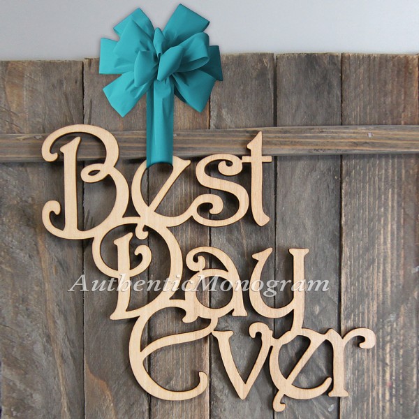 G.DeBrekht 91108P-18 Birthday Painted Wooden Monogram