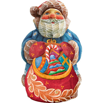 GDeBrekht Santa Toy Bag Figurine- 4 in.