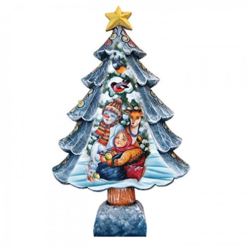 Picture of GDeBrekht 588032 Medium Christmas Tree Santa With Kids
