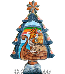GDeBrekht 588044 Noahs Ark Tree Figurine- Medium