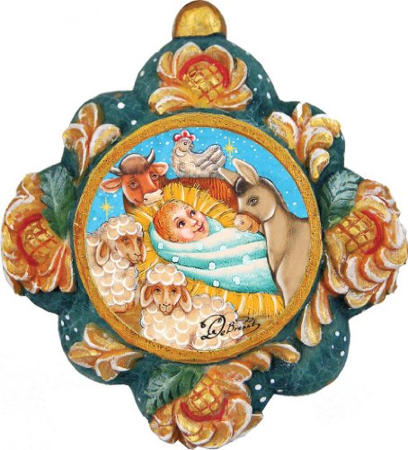 GDeBrekht  Village Nativity Scenic Ornament- 3.5 in.