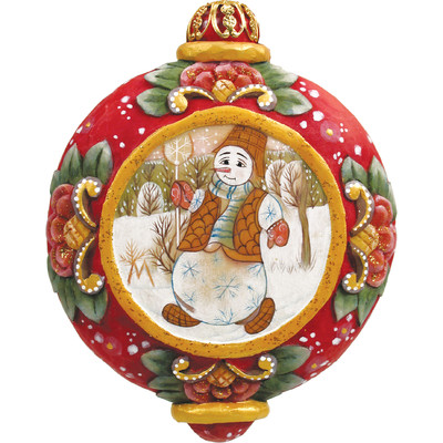 GDeBrekht 6102442 Playful Mr. Snowman- 3.5 in.