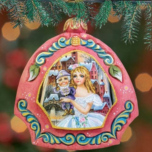 GDeBrekht 6102811 Nutcracker Scenic Ornament- 3.5 in -  G. DeBrekht Artistic Studio