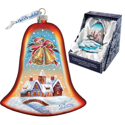 GDeBrekht 752-036 Housewarming Bell Glass Ornament