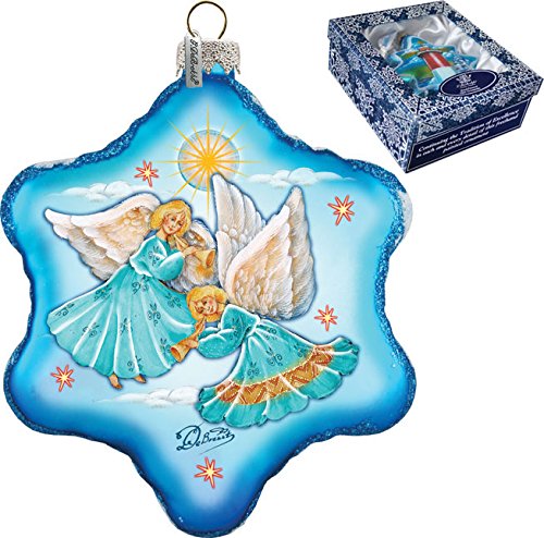 GDeBrekht 754004 Guardian Snowflake Glass Ornament