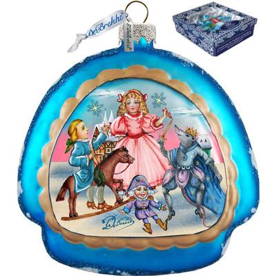 GDeBrekht 756-006 Nutcracker Rainbow Glass Ornament
