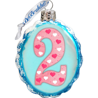 GDeBrekht 770002 No. 2 Mini Glass Ornament