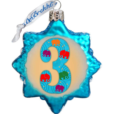 GDeBrekht  No. 3 Mini Glass Ornament