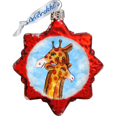 GDeBrekht Giraffe Glass Ornament