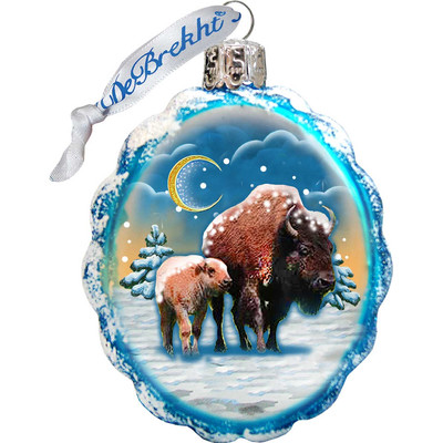 GDeBrekht  Buffalo Glass Ornament