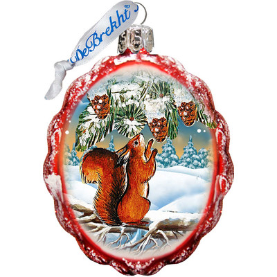 GDeBrekht 771027 Squirrel Glass Ornament