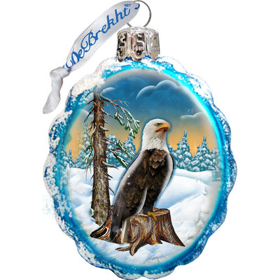 GDeBrekht  Eagle Glass Ornament