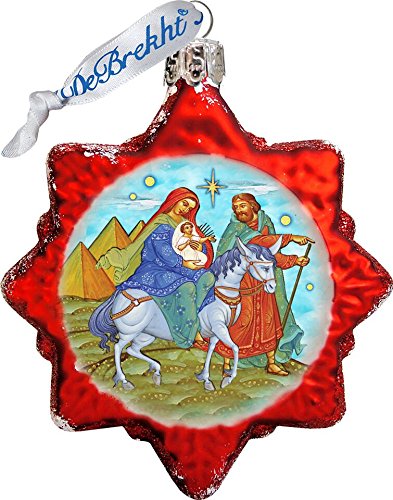 GDeBrekht Nativity Glass Ornament