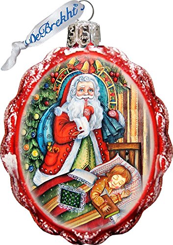 GDeBrekht  Christmas Night Glass Ornament