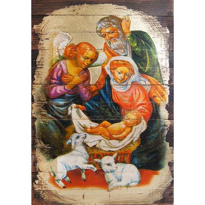 GDeBrekht 85020-16 Nativity Block  Wooden Art-Board -  G. DeBrekht Artistic Studio