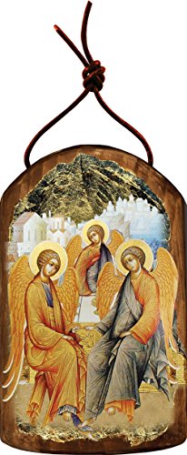 GDeBrekht Inspirational Icon Testament Trinity Wooden Ornament
