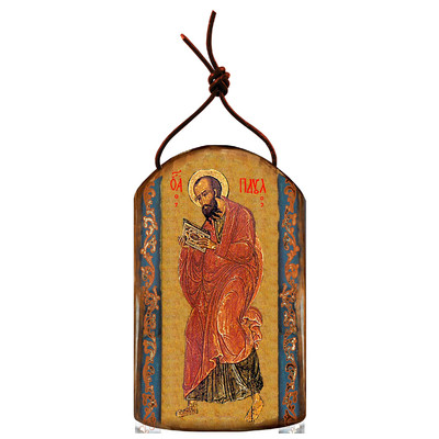 GDeBrekht  Inspirational Icon Saint Paul Wooden Ornament