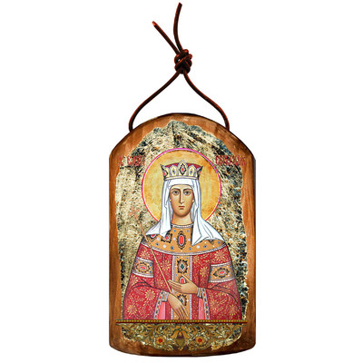 GDeBrekht Inspirational Icon Saint Elena Wooden Ornament