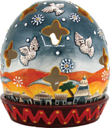 GDeBrekht  Nativity Tealight Holder Ceramic
