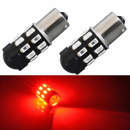 1156-SMD-24R 1156 SMD LED Brake & Tail Light Bulb - Red