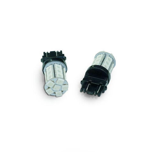 3157 SMD-24W LED Light Bulbs - Amber
