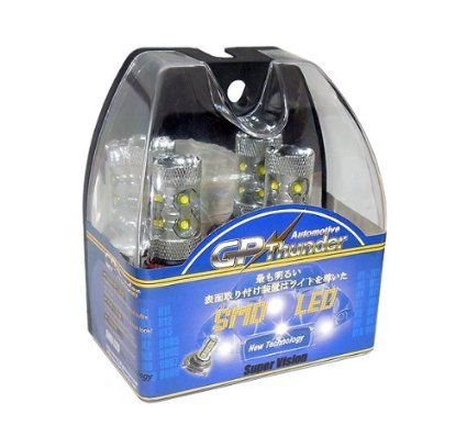 GP-9005-Cree-OS-60W LED High Power Super White Light Bulb for Honda Toyota Accent on High Beam Daytime Running Lights