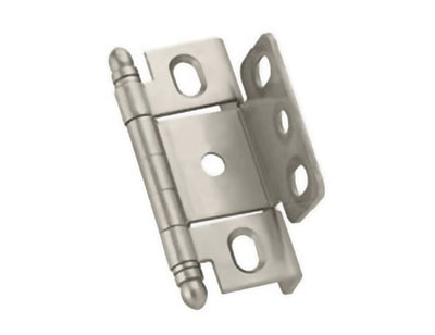 Picture of A03175TB G10 PK Amerock Full Inset Full Wrap Free Swinging Ball Tip Hinge For 0.75 in. Doors&#44; Satin Chrome