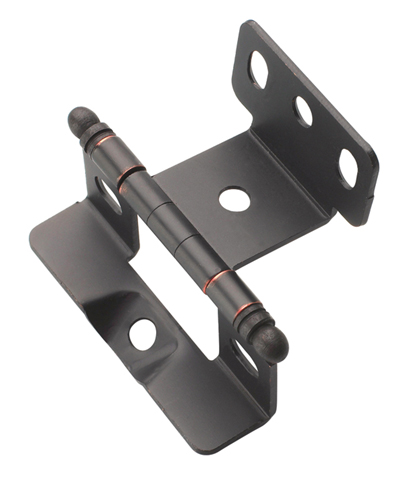 Picture of A03175TB ORB PK Amerock Full Inset Full Wrap Free Swinging Ball Tip Hinge For 0.75 in. Doors&#44; Oil Rubbed Bronze