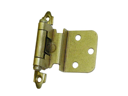 Picture of A03428 BB Amerock Decorative 0.38 in. Inset Self Closing Cabinet Door Hinge- Burnished Brass