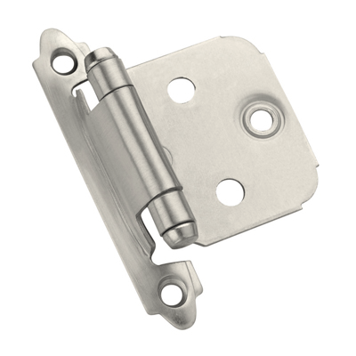 Picture of A03429 G10 Amerock Decorative Self Closing Overlay Cabinet Door Hinge- Satin Chrome