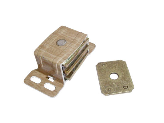 Picture of A09798 AW Amerock Heavy Duty Magnetic Catch For Cabinet Door&#44; Wood Grain Aluminum