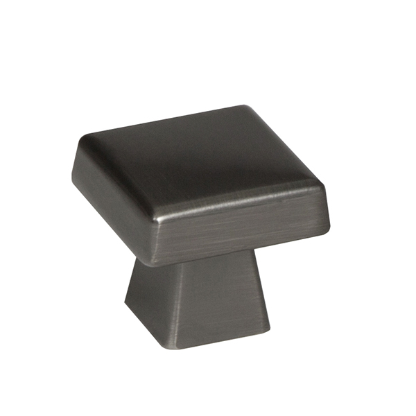 Picture of A55273 GM Amerock Square Knob 1.5 in.&#44; Gunmetal
