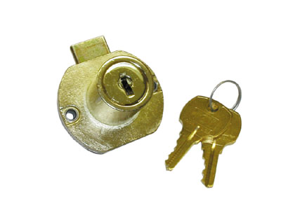 N8705 04G 413 Drawer Lock For Upto 113 in Material  Antique Brass 413