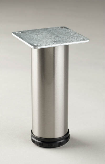 Picture of HD PMI552 15 ST Como Adjustable Cabinet Legs - Brushed Steel- 6 to 7 in.