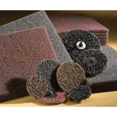 Norton Company Bear-Tex Light Duty Scuff Pad  White