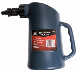 FJC Battery Filler Bottle with Automatic Shut-off, 2 Quart Capacity (46342)