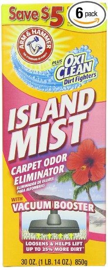 Picture of Church & Dwight Co.- Inc Cdc3320011535 Island Mist Odor Eliminator For Carpet And Room- White